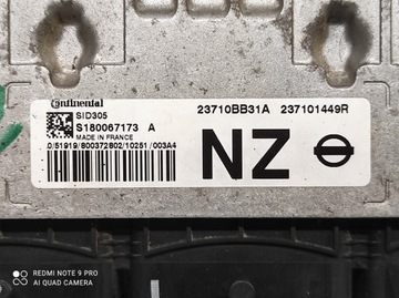 фото thumb №9, Комп'ютер блок керування двигуна 23710bb31a nissan qashqai i j10 рестайлінг 1.5 dci