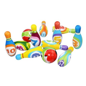 Кусок мини-детской игрушки для игры в боулинг на открытом воздухе