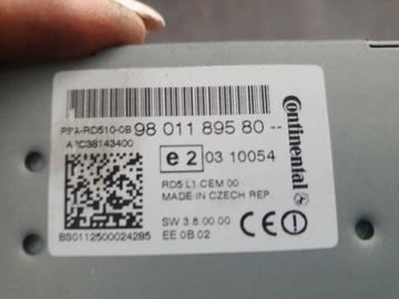 фото thumb №3, Радио cd citroen c4 b7 ds4 2010-2016 9801189580