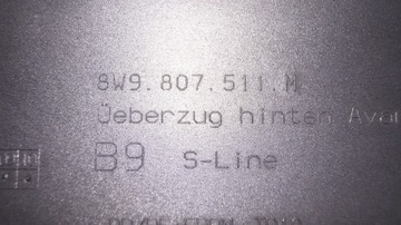 фото thumb №12, Audi a4 b9 8w9 s line универсал 15-19 бампер задний зад k28