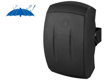 НАСТЕННЫЙ ГРОМКОГОВОРИТЕЛЬ, ВОДОНЕПРОНИЦАЕМЫЙ IP55 MONACOR ESP-232/SW ЧЕРНЫЙ
