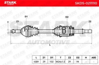фото thumb №6, Stark skds-0211110 wał привідний права do renault koleos hy