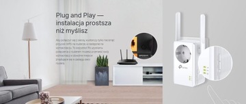 TP-LINK TL-WA860RE Усилитель Wi-Fi локальной сети + 1x 230 В