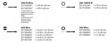 WERA Прецизионные отвертки + ЧЕХОЛ 12 шт.