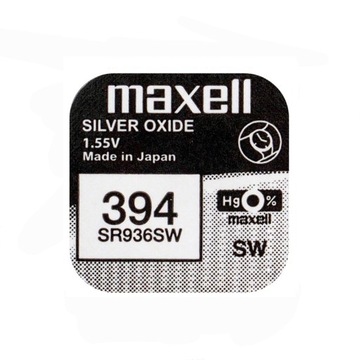 АККУМУЛЯТОР MAXELL 394 SR936SW 1,55В 10 ШТ.