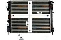 Купить Behr hella радиатор воды dacia logan 1.4 mpi lpg, фото thumb