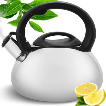 СТАЛЬНОЙ ЧАЙНИК С ИНДУКЦИЕЙ СВЕТОЧНОГО ГАЗА 3 Л INOX