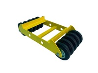 фото thumb №1, Ролики транспортный подрамник pod колесо порог жёлтый 16cm