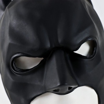 МАСКА БЭТМЕНА DC КИНО КОСТЮМ DISPOSIGUE BAT LATEX ЧЕРНЫЙ