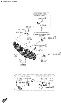 фото thumb №5, Решётка радиатор решётка радиатора mazda cx-30 dm оригинал