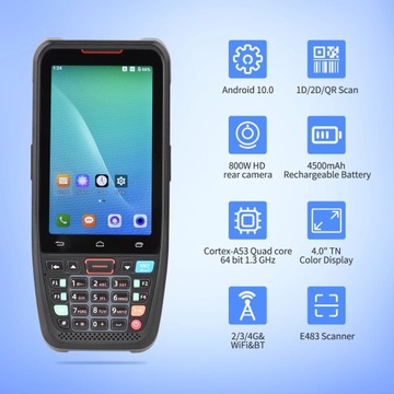 Портативный POS-терминал Android PDA 1D/2D/QR