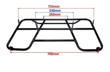BAGAŻNIK STELAŻ PRZÓD PRZEDNI POD KUFER QUAD ATV BASHAN BS250S-5