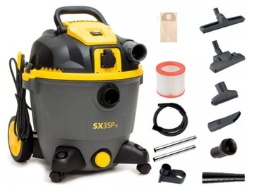 STANLEY SXVC35PTDE ПРОМЫШЛЕННЫЙ ПЫЛЕСОС ДЛЯ МАСТЕРСКИХ 1600ВТ 35Л СУХОЙ/ВЛАЖНЫЙ