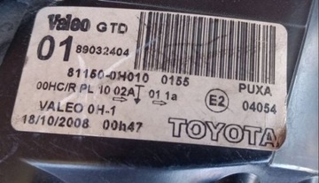 фото thumb №6, Toyota aygo i лампа права ліва перед 81110-0h010 , 81150-0h010 європа
