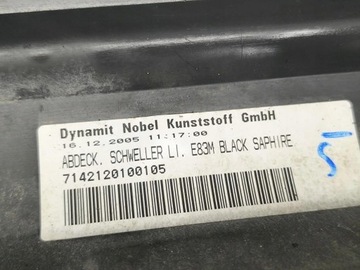 фото thumb №15, Планка пороговая левая м-пакет bmw x3 e83 3414421