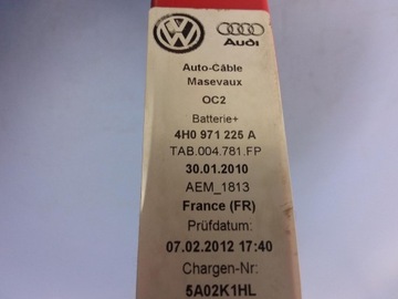 фото thumb №6, Audi a8 d4 4h шланг акумулятора plus 4h0971225a