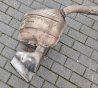 Porsche panamera 970 09-13 3.6 v6 система випускний вихлоп гасник 97011118125 Зі Шроту, фото thumb