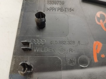 фото thumb №9, Audi q7 4l uk защита заглушка сиденья правая 4l0882328a