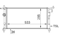 Купити Радіатор двигуна води opel combo minivan corsa b tig #petrolhead pro+ kit5, фото thumb