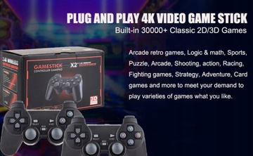 X2 Plus 128G 40000 gra 4K dżojstik do gier 3D HD