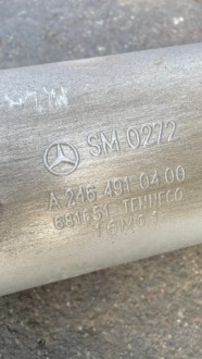 Mercedes x117 w117 117 cla 1.6 cgi 122km выхлоп гаситель средний конечный Цена, фото thumb