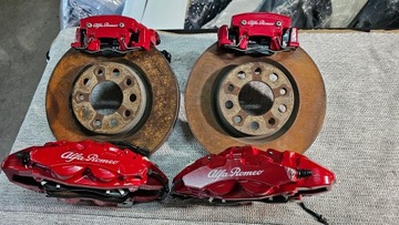 фото thumb №1, Alfa romeo stelvio супорт затискачі комплект перед зад