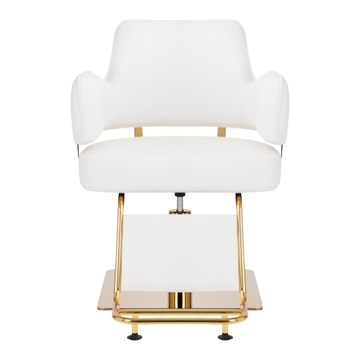 КРЕСЛО ПАРИКМАХЕРСКОЕ GABBIANO LINZ GOLD WHITE