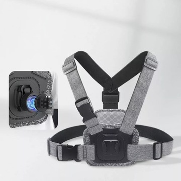 Нагрудное крепление для ремня GoPro 12, 11, 10, 9, 8, 7, 6, 5, 4, телефона, смартфона