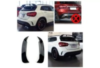 Купити Aero флапи спойлер накладки бампер задній mercedes x156 gla amg, фото thumb