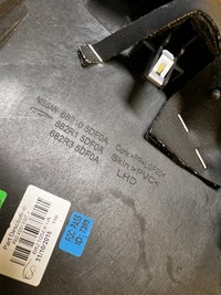 фото thumb №9, Защита панели кожа козырёк спидометра infiniti q30 eu