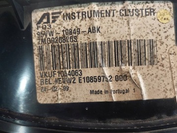 фото thumb №9, Спідометр  / спідометр volkswagen sharan 1.9 tdi автомат 7m0920820s