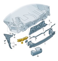 фото thumb №1, Нове оригінальні audi оригінальний номер наповнювач з піна 80a807666