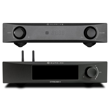 ZESTAW NUPRIME WZMACNIACZ STEREO IDA-8 + ODTWARZACZ STREAMER STREAM-9 BLACK