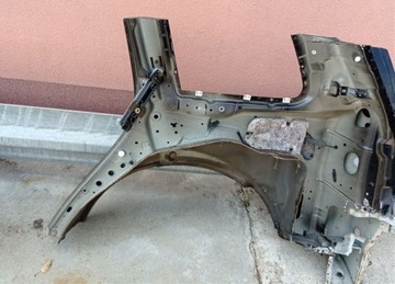 фото thumb №8, Четверть крыло правый зад vw touareg i 7l код краски lc9z чёрный magic