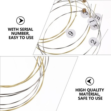 Струны Прочные детали лиры 10 шт.