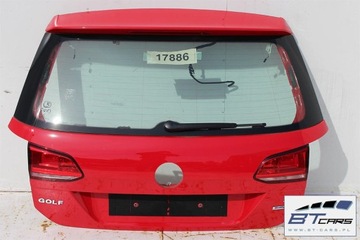 фото thumb №5, Vw golf 7 vii универсал зад бампер задний + крышка багажника + лампы лампа ly3d