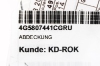 Audi a6 защита фаркопа буксировочный заднего бампера c7 4g5807441cgru 2017 Недорого, фото thumb