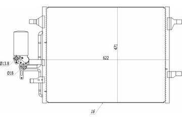 фото thumb №2, Конденсатор конденсатор кондиционера volvo s60-v60 10- hart