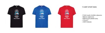 10 x T-Shirt Sport męski TWÓJ NADRUK full color