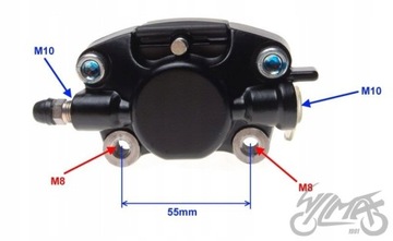 ПЕРЕДНИЙ ТОРМОЗНОЙ СУППОРТ ДЛЯ PIAGGIO ZIP 4T