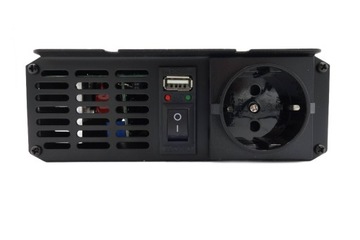 Przetwornica napięcia adapter 12V 230V 300W CZYSTY SINUS SINUSOIDA