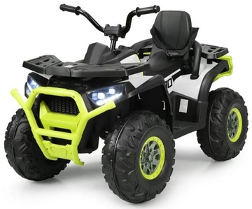 АККУМУЛЯТОР QUAD ATV 4X4 КОЖА МЯГКИЕ КОЛЕСА EVA ПОДСВЕТКИ ЗВУК ДИСТАНЦИОННЫЙ 2.4G