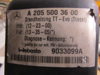 фото thumb №5, Вебасто термо top evo mercedes a2055003600 дизель