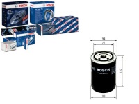 Купити Фільтр оливи p5067 bosch, фото thumb