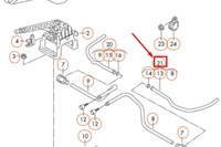 фото thumb №7, Напрямна троси ham. ручний. vw caddy 04- 2k5711951a оригінальний номер vw