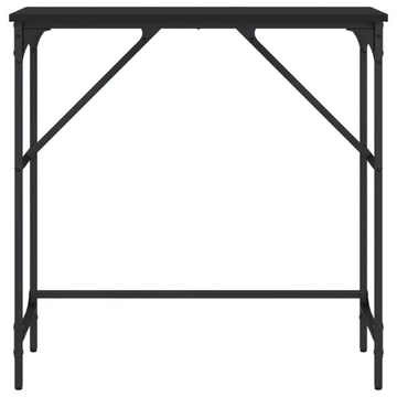 STOLIK KONSOLOWY CZARNY 75X32X75CM