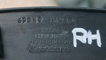фото thumb №16, Планка крыльев правый перед nissan qashqai j10 63810br01a