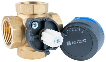 AFRISO ARV 484 4-drogowy zawór mieszający 1” Kvs 10 siłownik elekt. ARM 343