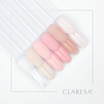 CLARESA наращивающий гель для ногтей Soft&Easy gel 12г цветной вариант