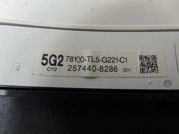 фото thumb №12, Спідометр  honda accord viii бензин автомат 78100-tl5-g221-c1 європа